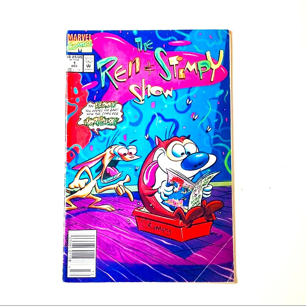 Issue #1 Dec Marvel Comics The Ren and Stimpy Show Good Condition
